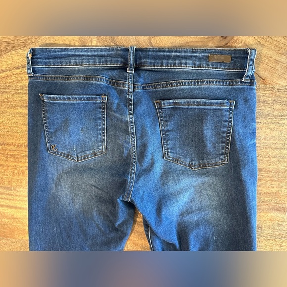 Kut from the Kloth Womens Boyfriend Jeans Mid Rise Denim Stretch Blue Size 10 - Picture 4 of 6